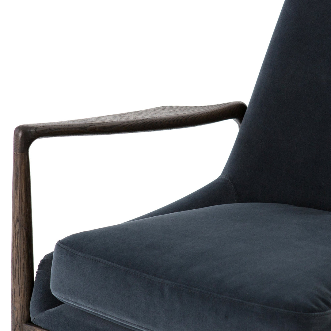 BRADEN SHADOW VELVET ARM CHAIR