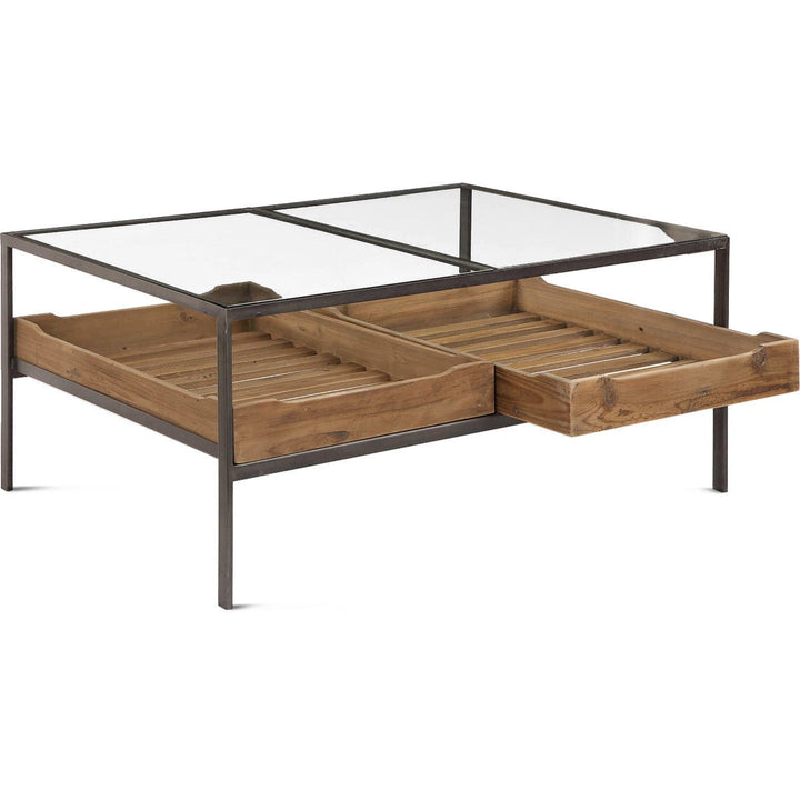 BRANDO TRAY SHELF COFFEE TABLE