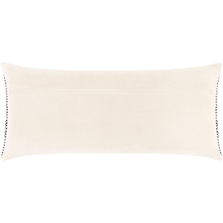 BRIDGER BLACK + CREAM TEXTURED KNIT PILLOW