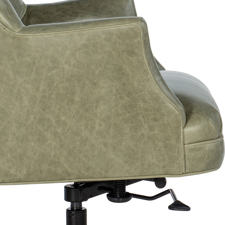 BRINLEY EXECUTIVE OFFICE CHAIR: SAGE LEATHER