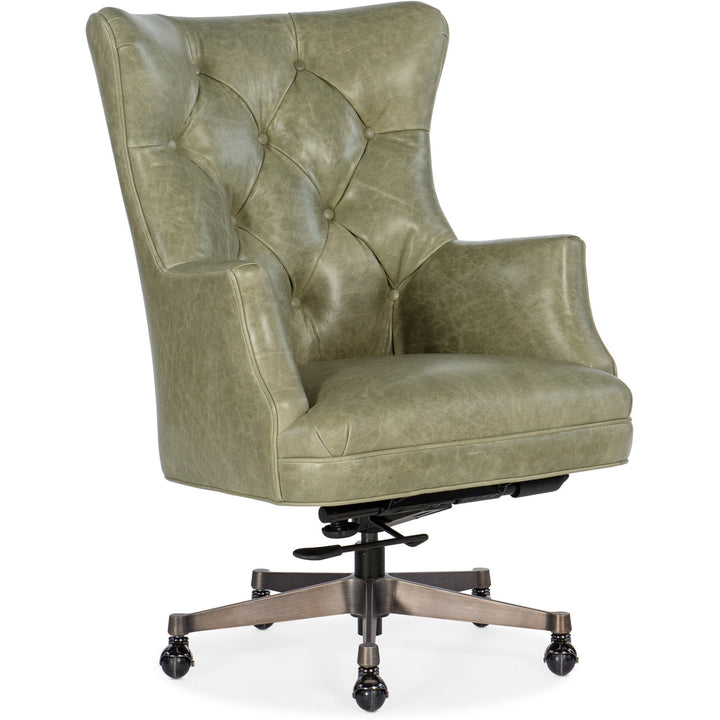 BRINLEY EXECUTIVE OFFICE CHAIR: SAGE LEATHER