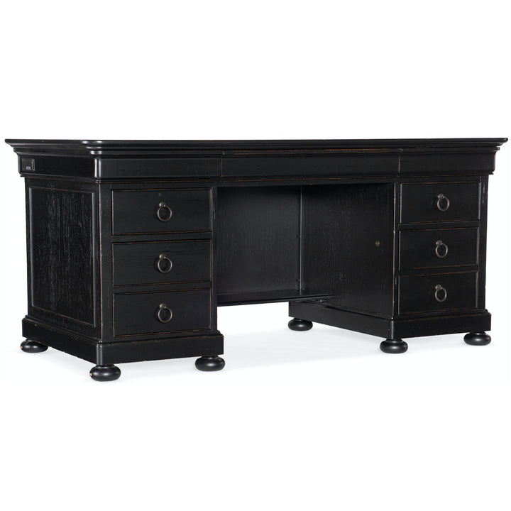 BRISTOWE EXECUTIVE DESK: TUXEDO NOIR