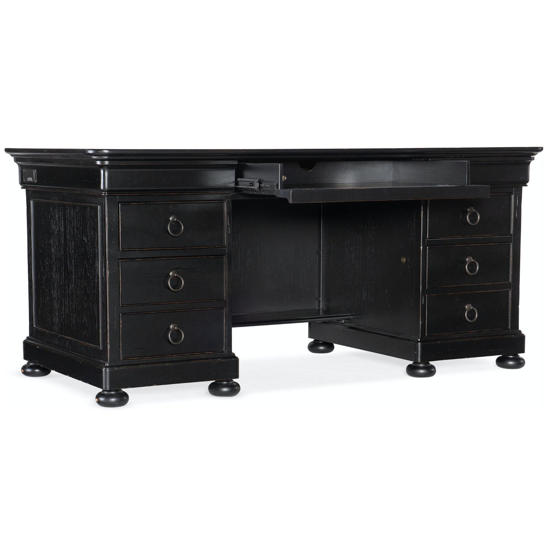 BRISTOWE EXECUTIVE DESK: TUXEDO NOIR