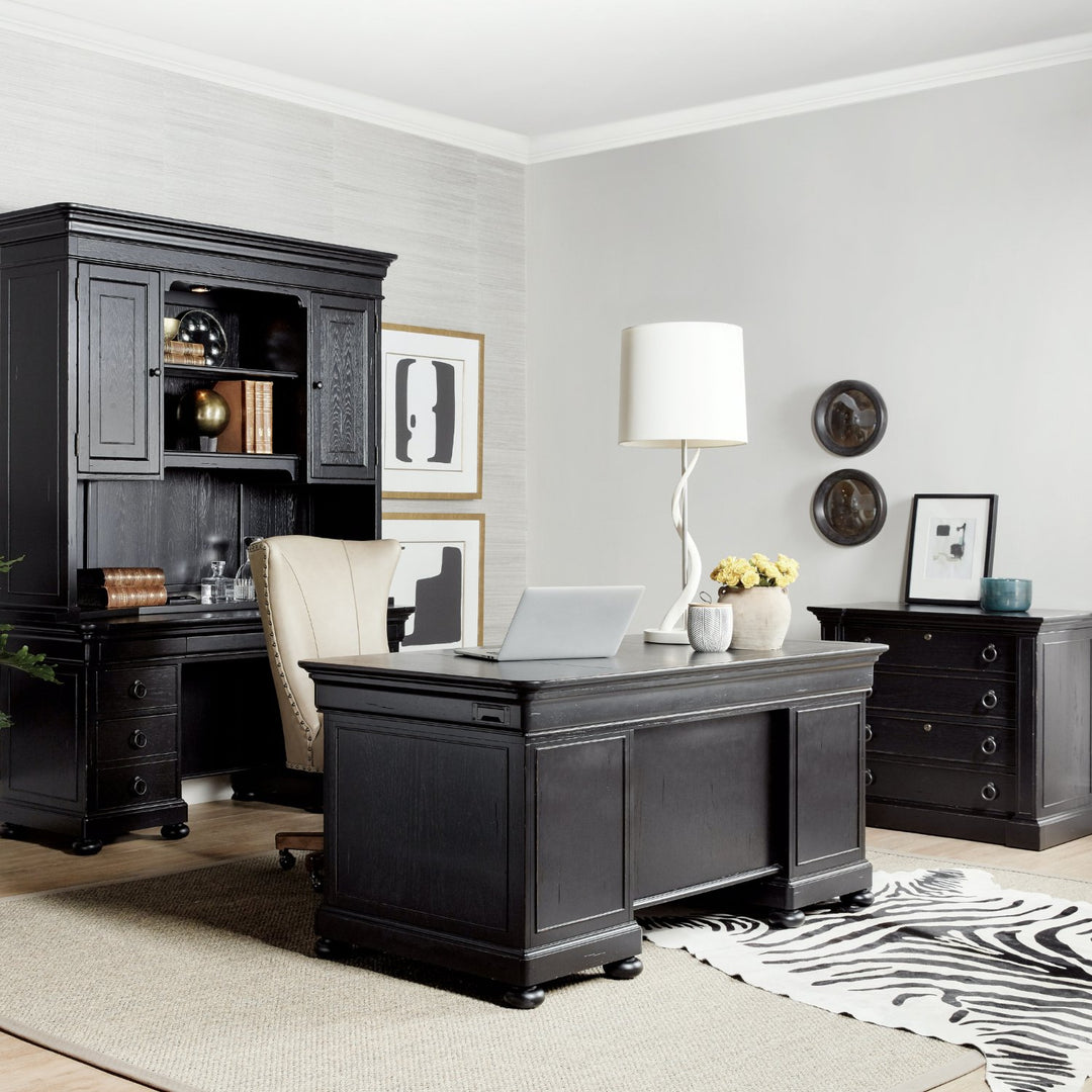 BRISTOWE EXECUTIVE DESK: TUXEDO NOIR