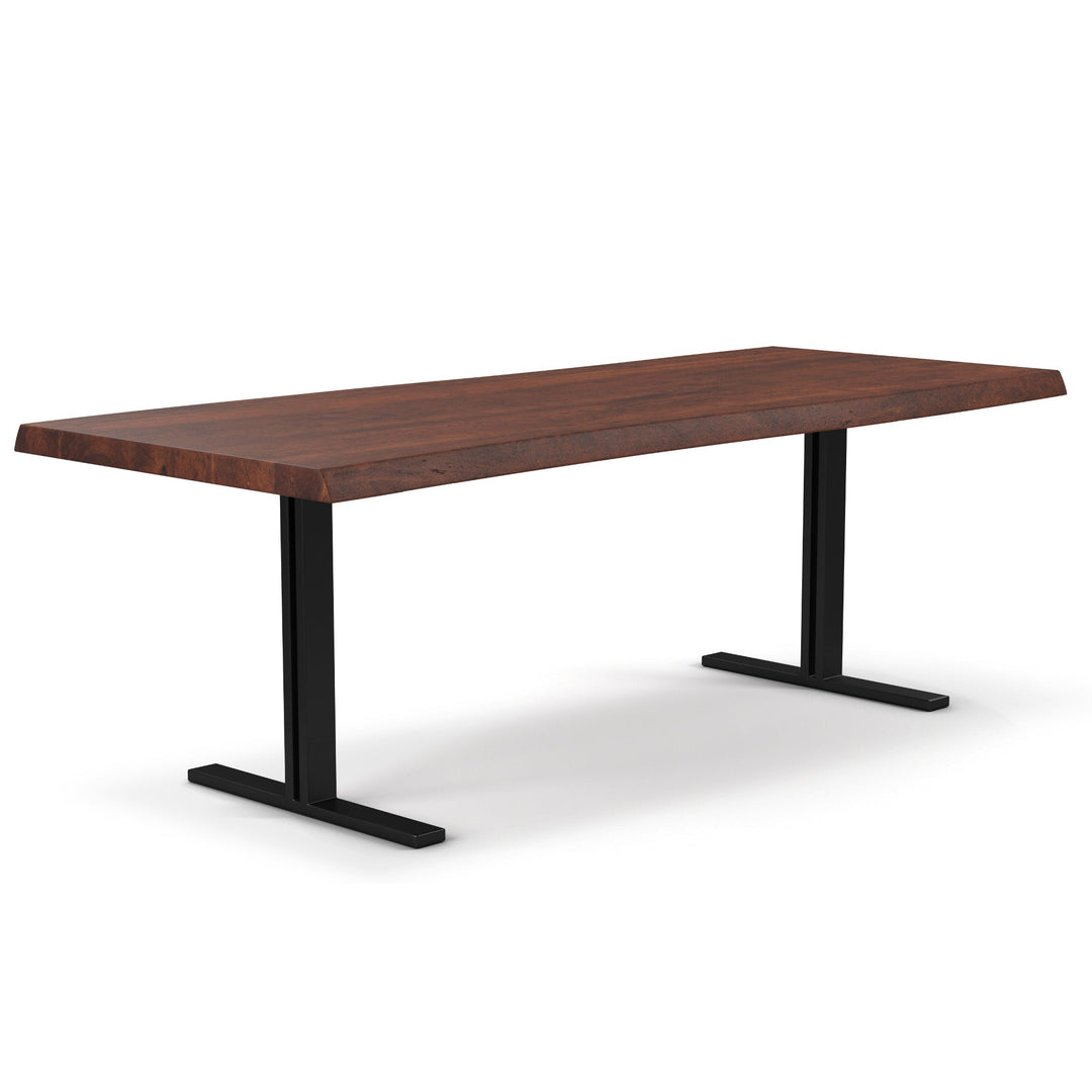 BROOKS LIVE EDGE DINING TABLE: AMERICANO