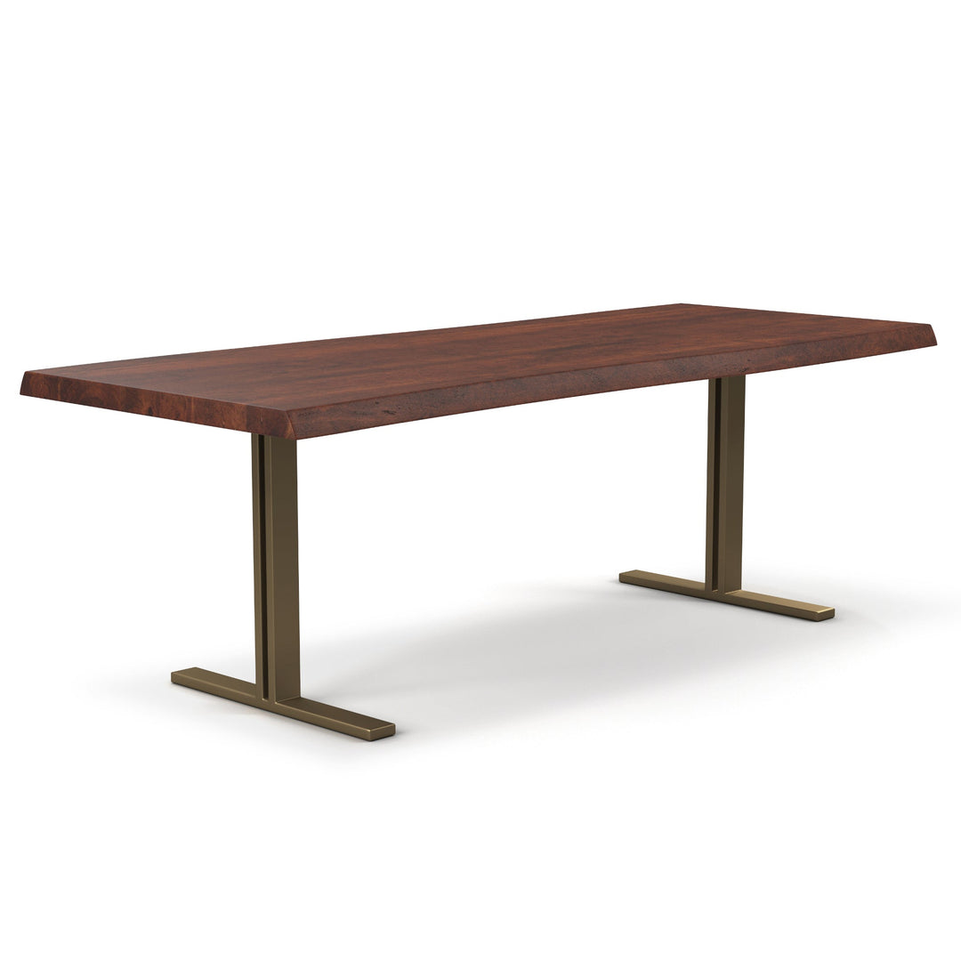 BROOKS LIVE EDGE DINING TABLE: AMERICANO