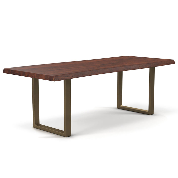 BROOKS LIVE EDGE DINING TABLE: AMERICANO