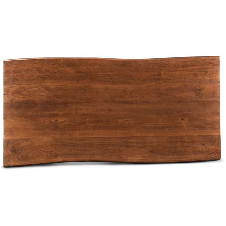 BROOKS LIVE EDGE DINING TABLE: AMERICANO