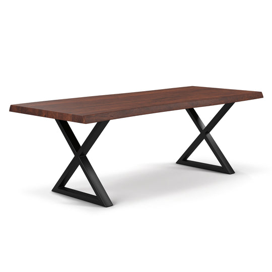 BROOKS LIVE EDGE DINING TABLE: AMERICANO