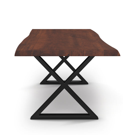 BROOKS LIVE EDGE DINING TABLE: AMERICANO