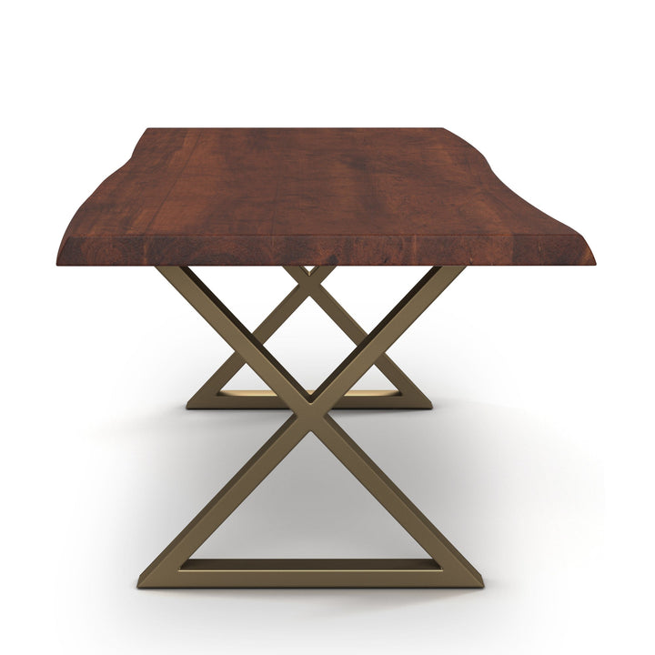 BROOKS LIVE EDGE DINING TABLE: AMERICANO