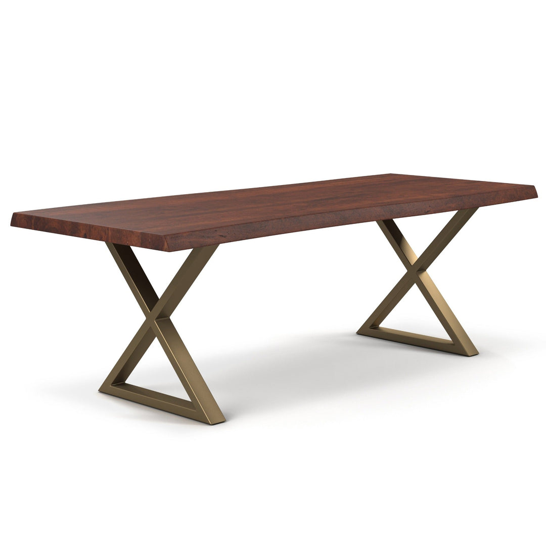 BROOKS LIVE EDGE DINING TABLE: AMERICANO