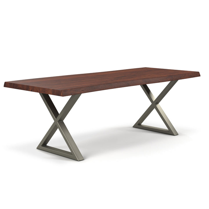 BROOKS LIVE EDGE DINING TABLE: AMERICANO