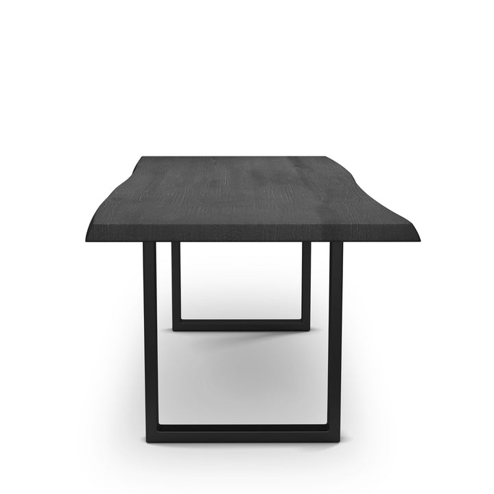 BROOKS LIVE EDGE DINING TABLE: EBONIZED