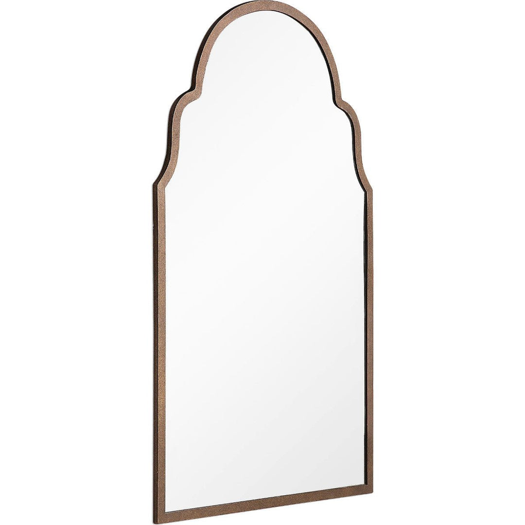 BURNISHED ARCH MIRROR