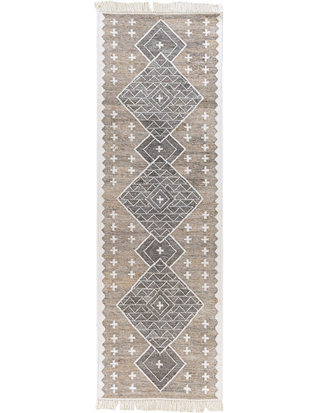 BURSA INDOOR - OUTDOOR RUG: TAUPE, CHARCOAL