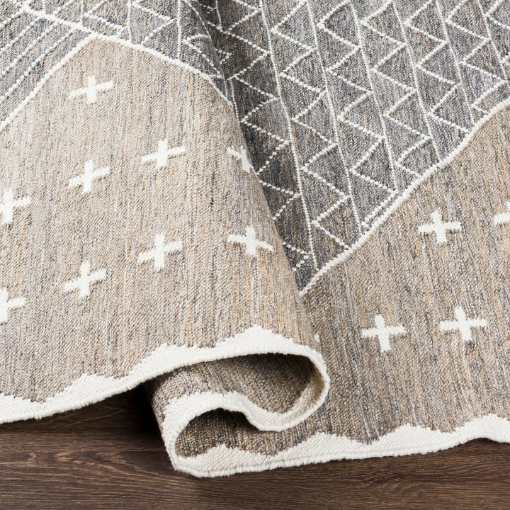 BURSA INDOOR - OUTDOOR RUG: TAUPE, CHARCOAL