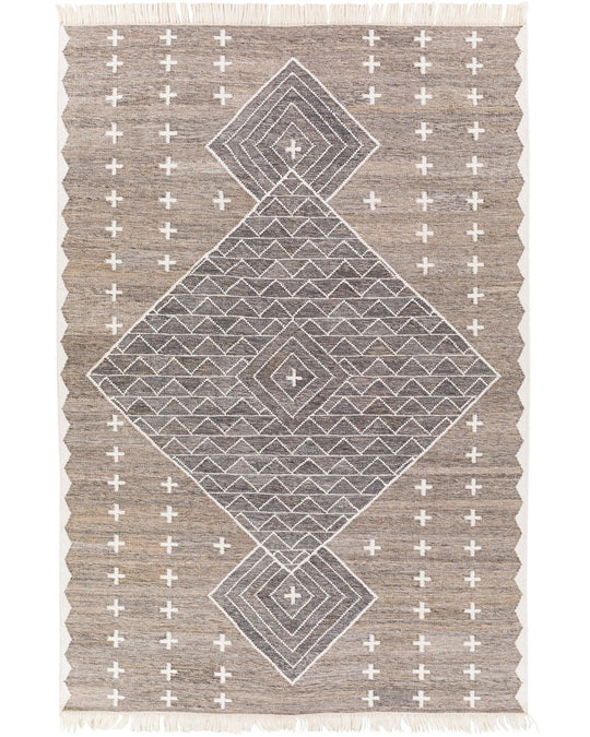 BURSA INDOOR - OUTDOOR RUG: TAUPE, CHARCOAL