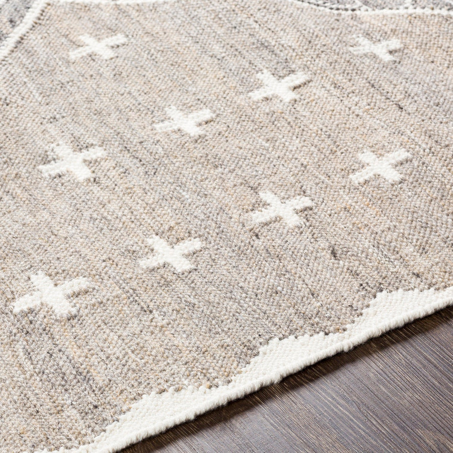 BURSA INDOOR - OUTDOOR RUG: TAUPE, CHARCOAL