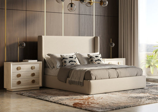 BYRNE BOUCLE UPHOLSTERED BED