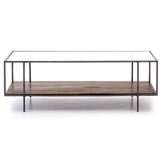 BYRON RECTANGULAR SHELF COFFEE TABLE