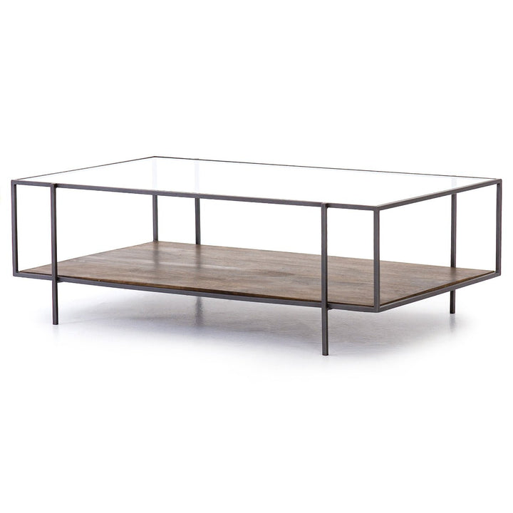 BYRON RECTANGULAR SHELF COFFEE TABLE