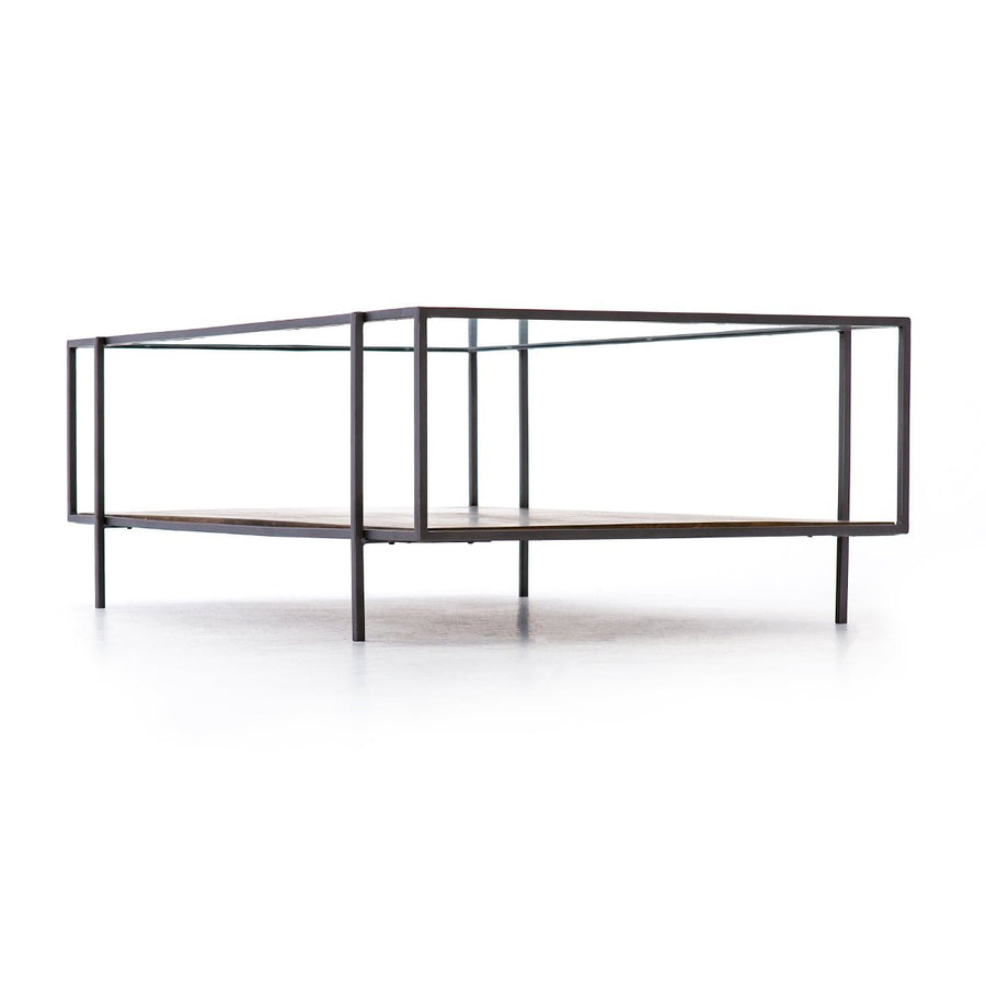 BYRON RECTANGULAR SHELF COFFEE TABLE