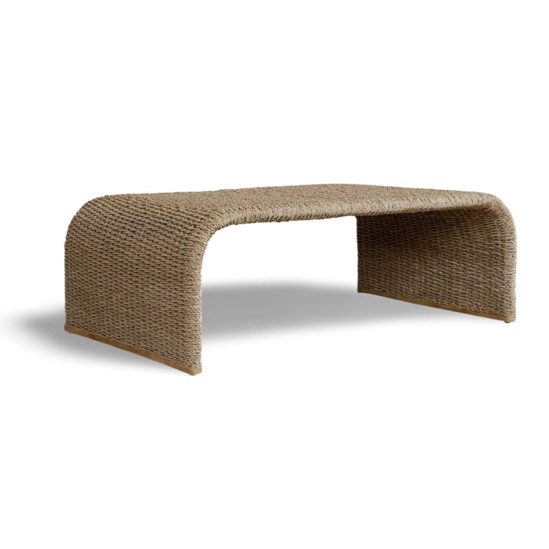 CALI NATURAL WOVEN SEAGRASS COFFEE TABLE