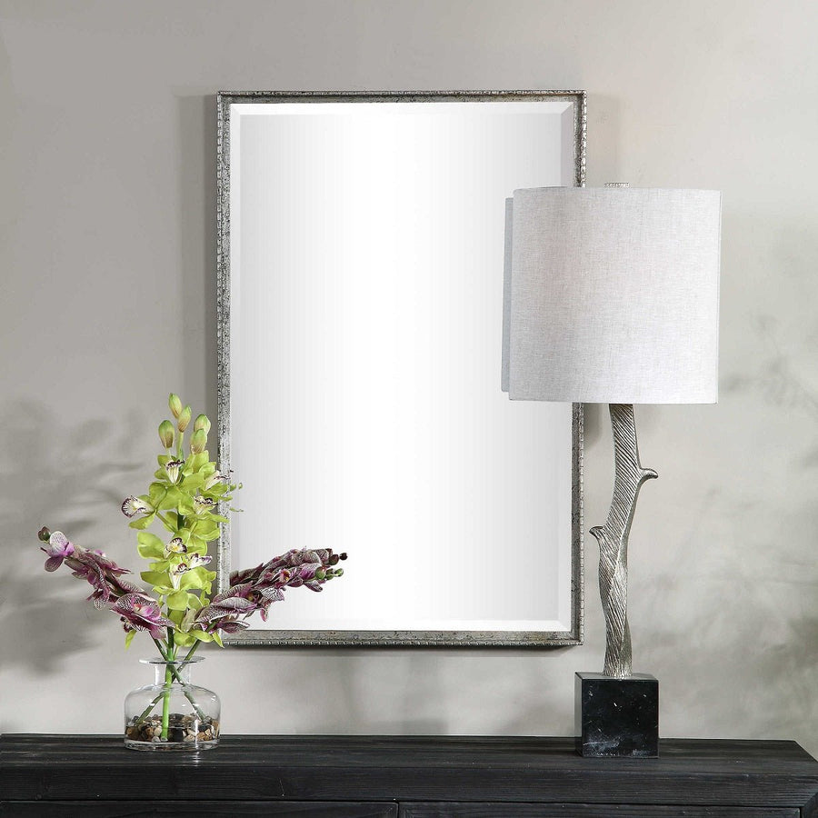 CALLAN VINTAGE SILVER VANITY MIRROR
