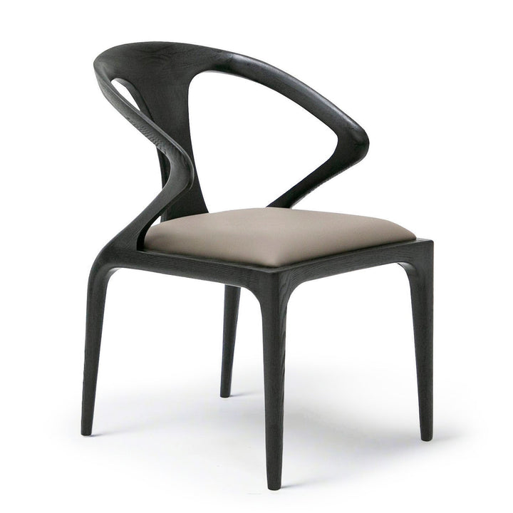 CAMPBELL BLACK ASH DINING CHAIR