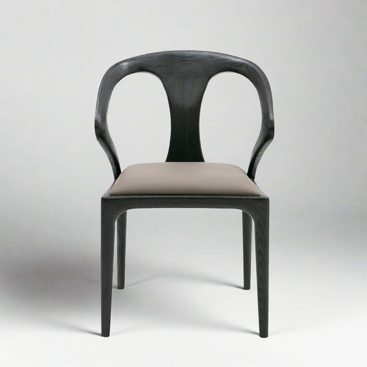 CAMPBELL BLACK ASH DINING CHAIR