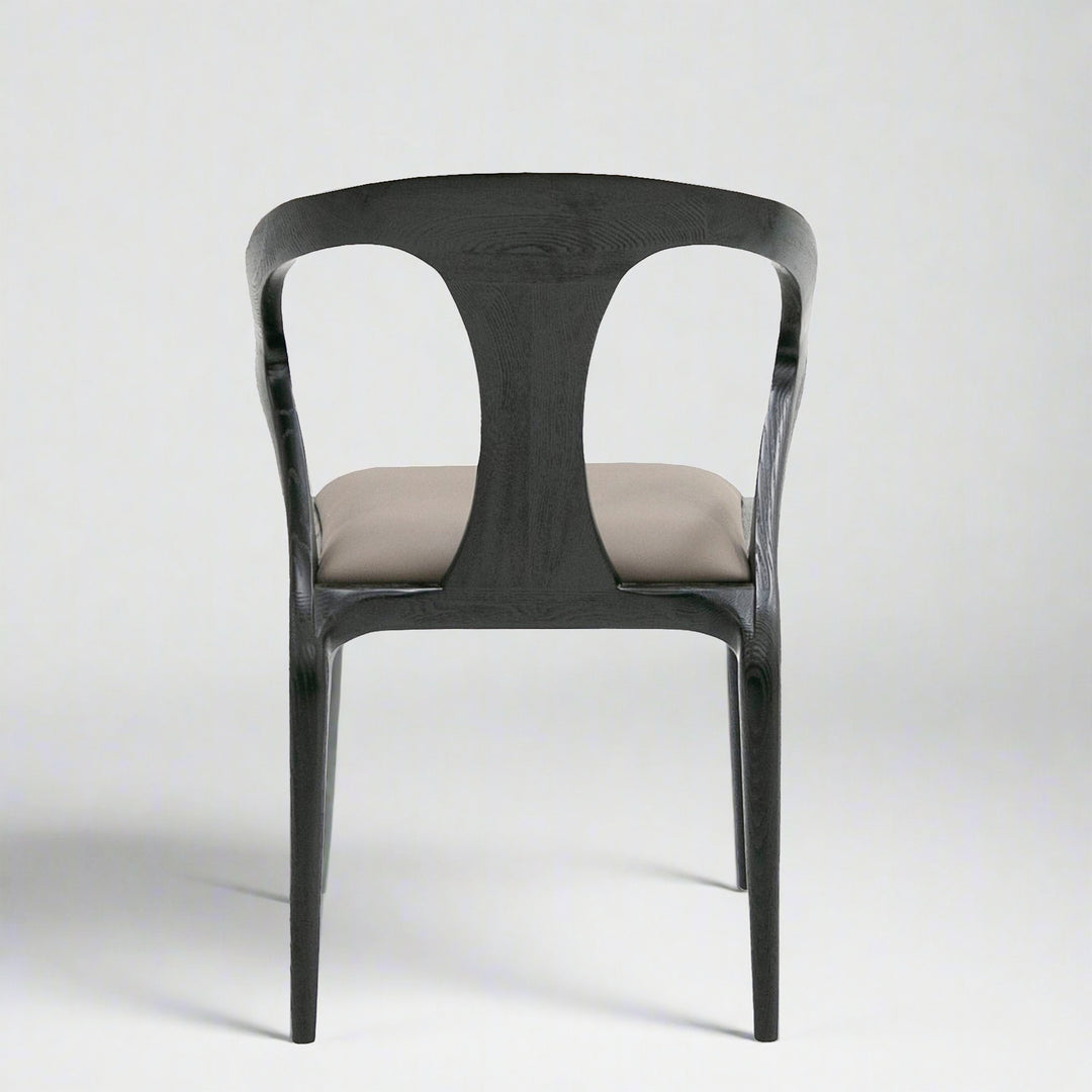 CAMPBELL BLACK ASH DINING CHAIR