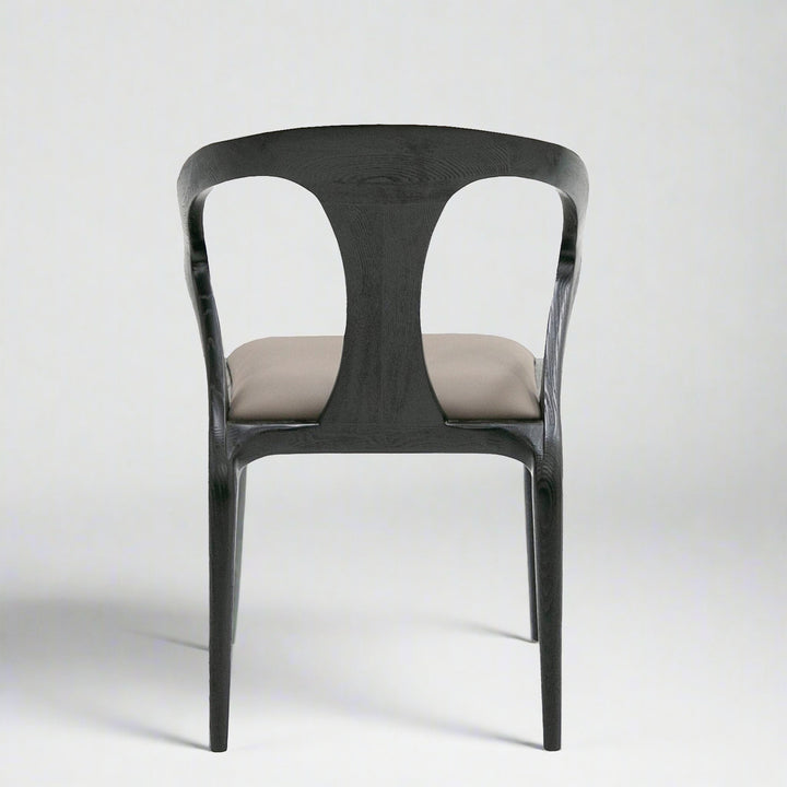 CAMPBELL BLACK ASH DINING CHAIR