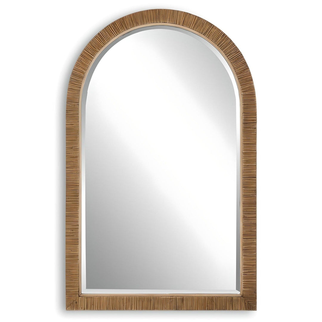 CAPE NATURAL RATTAN ARCHED MIRROR