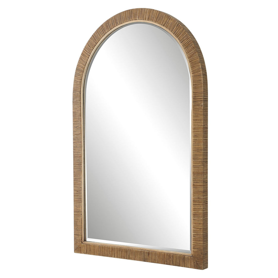 CAPE NATURAL RATTAN ARCHED MIRROR