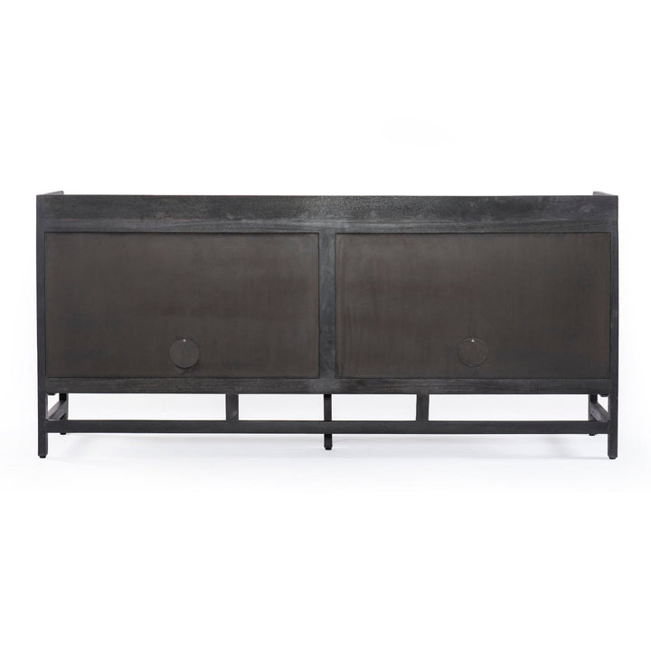 CAPRICE BLACK WASH MANGO + CANE SIDEBOARD