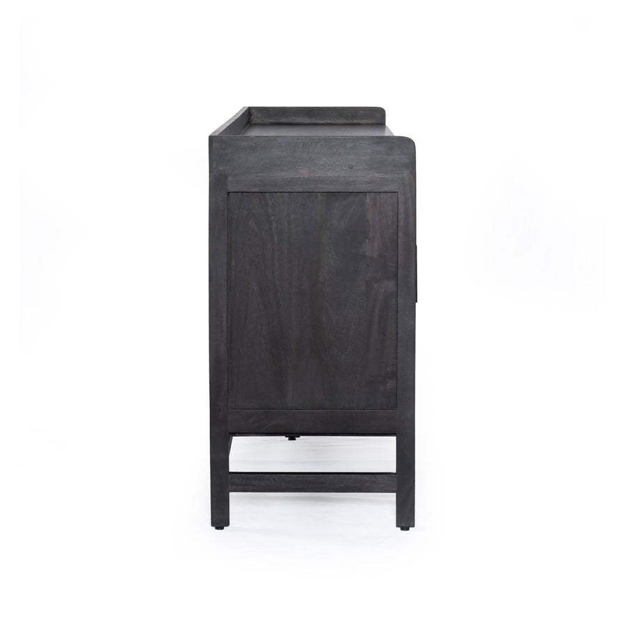 CAPRICE BLACK WASH MANGO + CANE SIDEBOARD