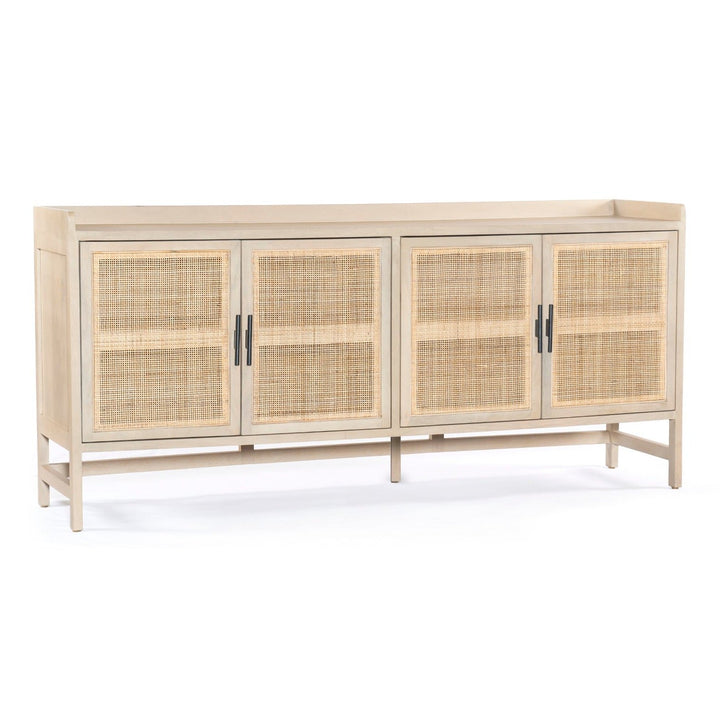 CAPRICE NATURAL MANGO WOOD + CANE SIDEBOARD