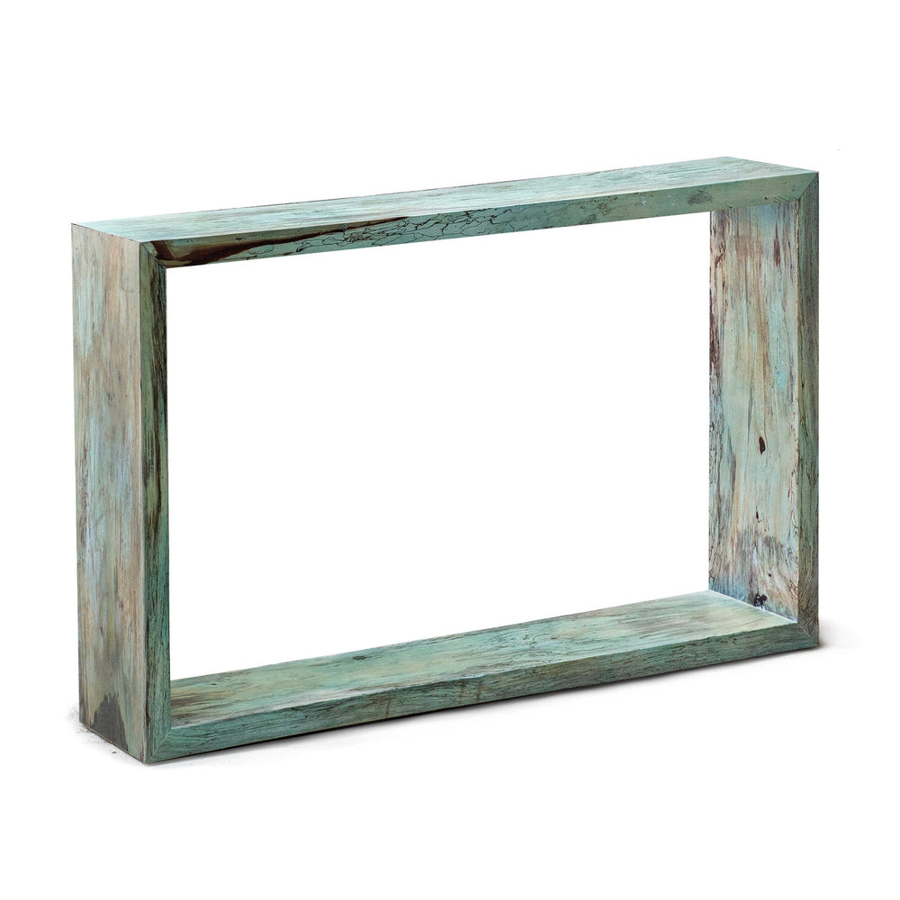 CARIBBEAN BLUE TAMARIND WOOD CONSOLE TABLE