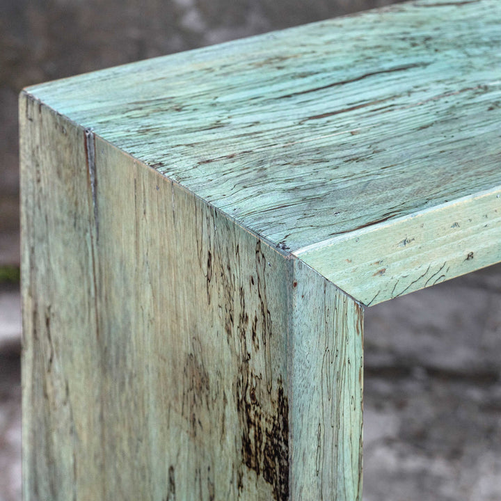 CARIBBEAN BLUE TAMARIND WOOD CONSOLE TABLE