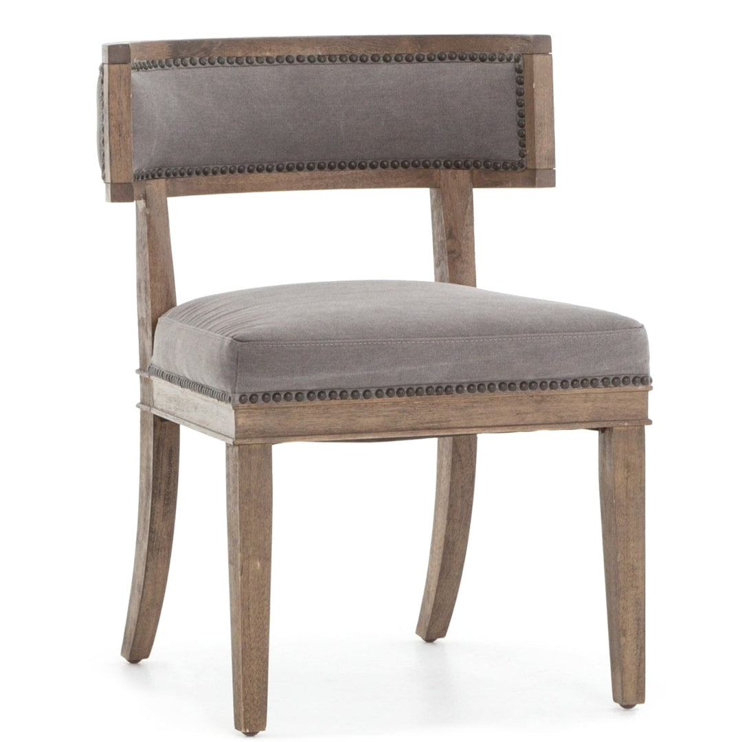 CARTER DARK MOON CANVAS DINING CHAIR