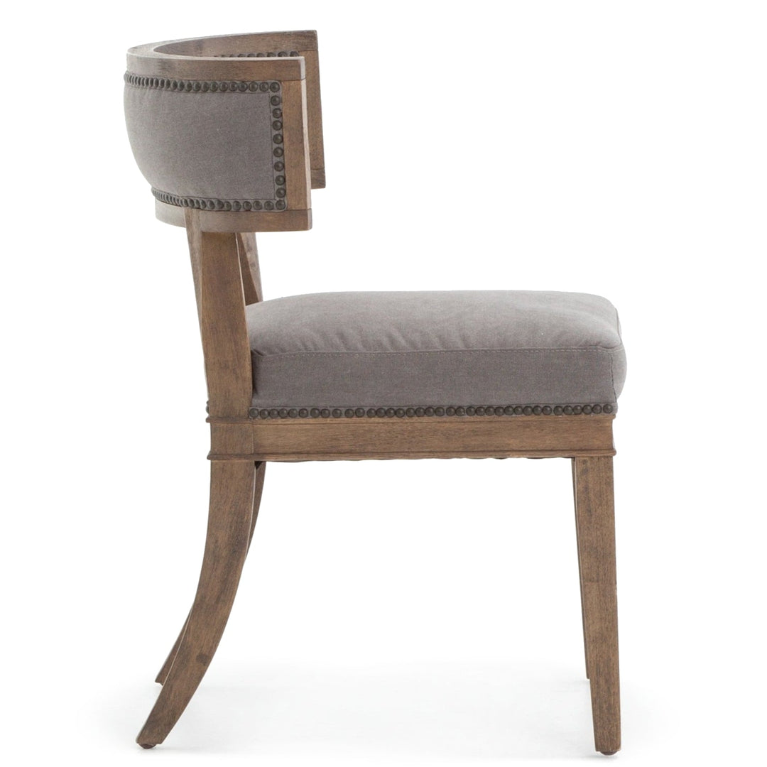 CARTER DARK MOON CANVAS DINING CHAIR