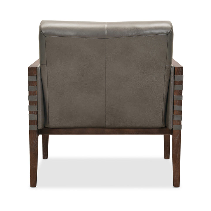 CARVERDALE LEATHER CLUB CHAIR