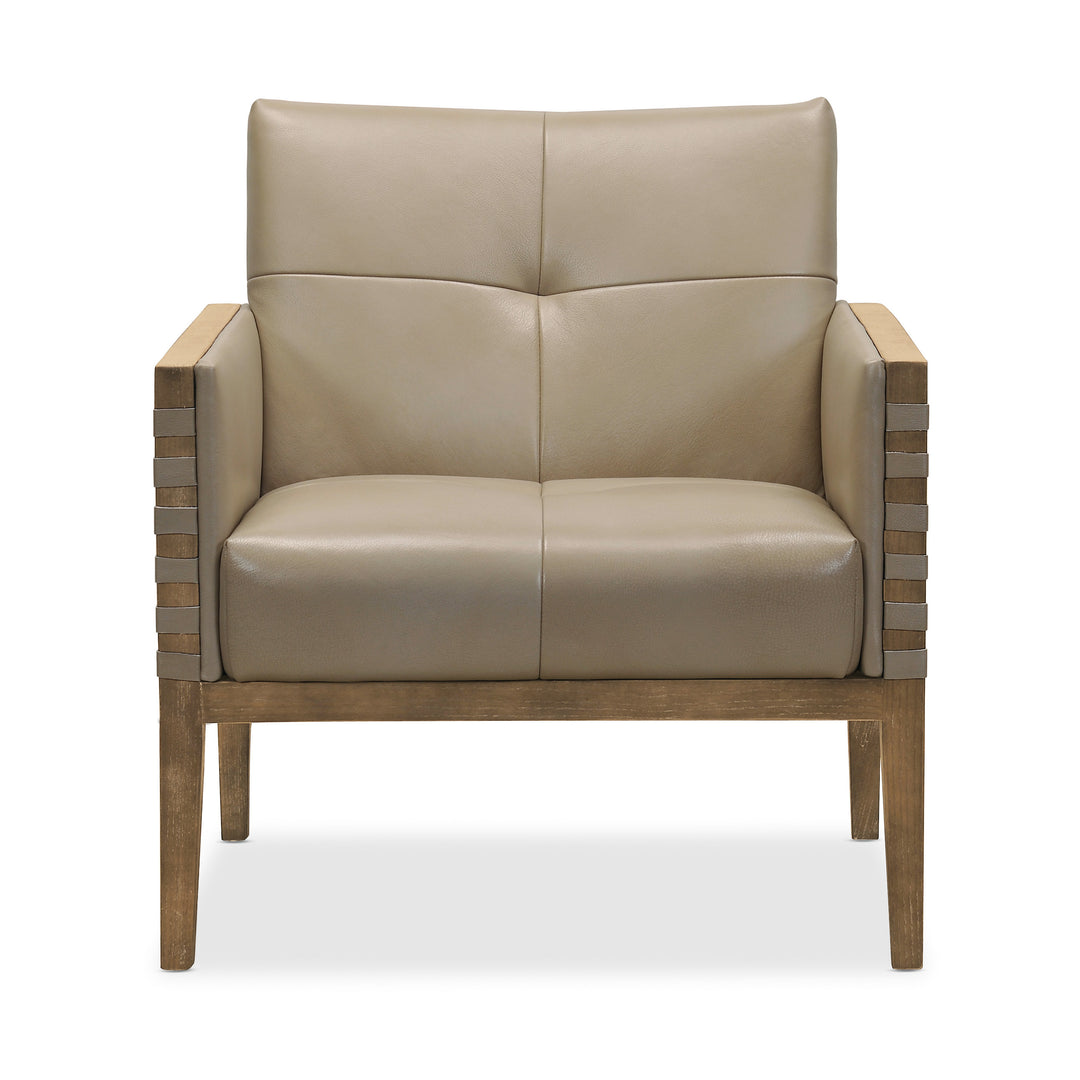 CARVERDALE LEATHER CLUB CHAIR