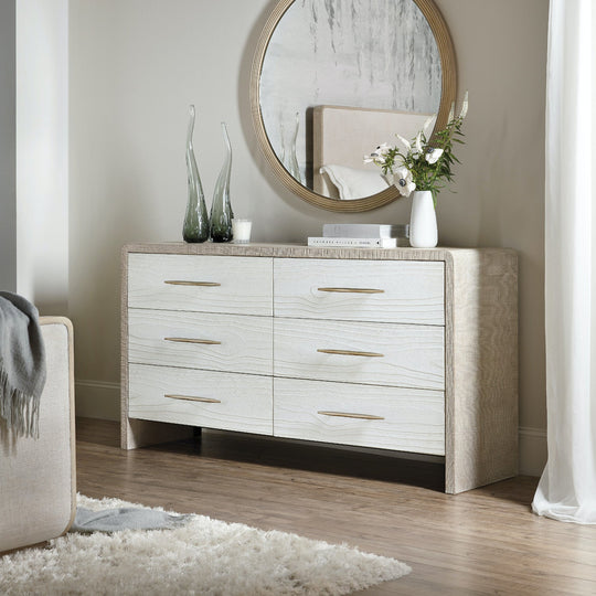 CASCADE BURLAP BLANC DRESSER