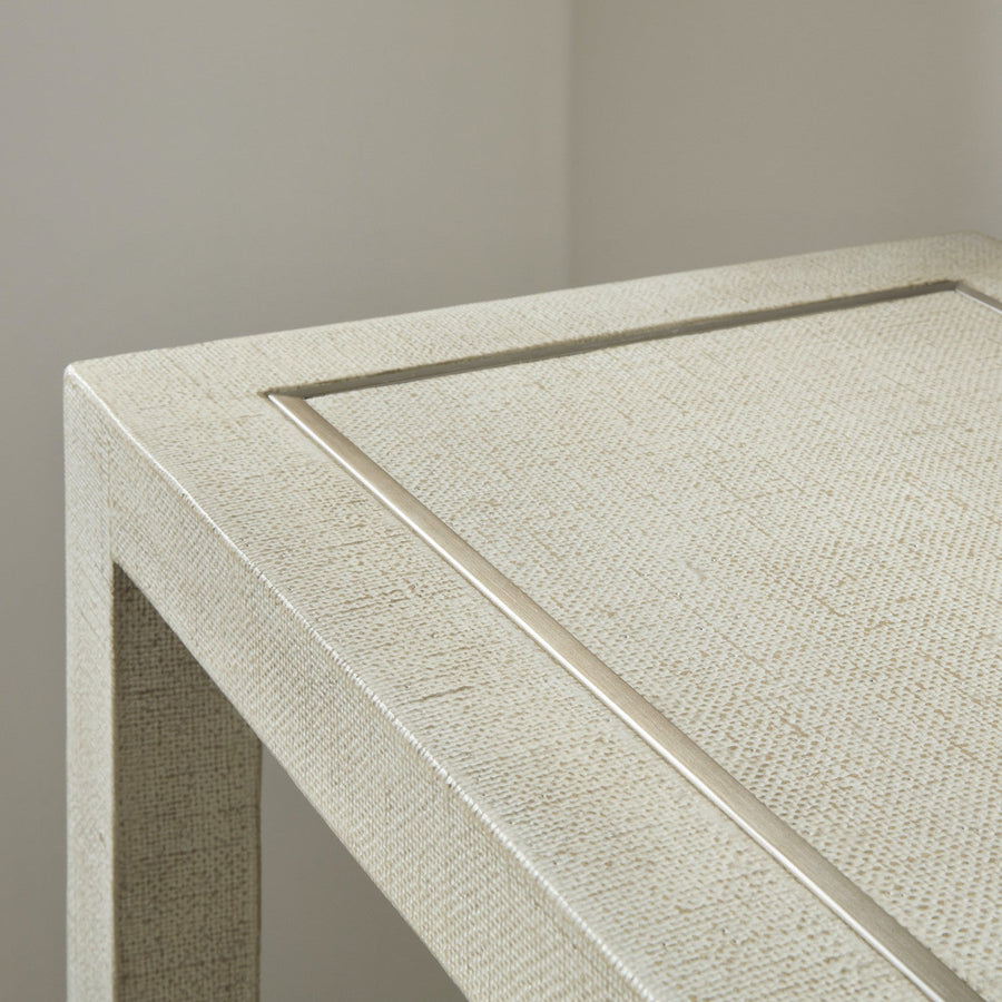 CASCADE BURLAP TEXTURED CONSOLE