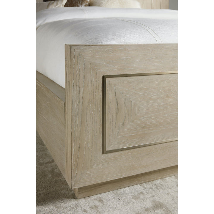 CASCADE OAK PANEL SLEIGH BED