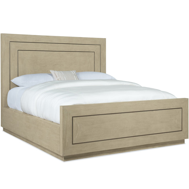 CASCADE OAK PANEL SLEIGH BED