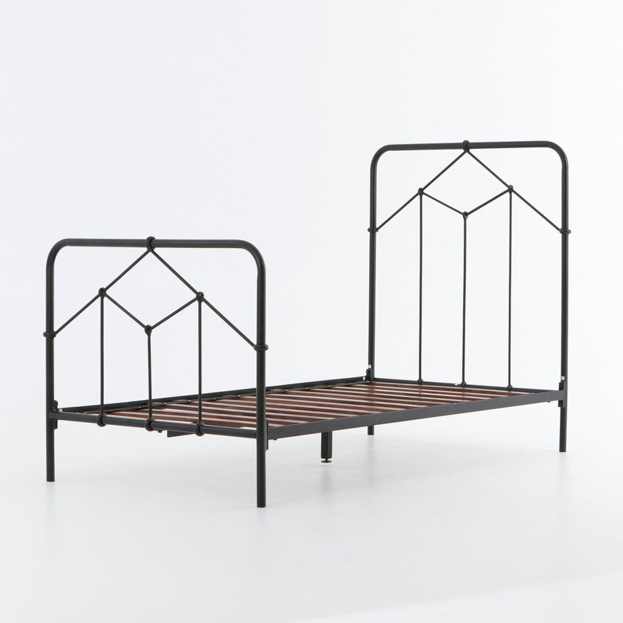 CASEY VINTAGE BLACK METAL BED