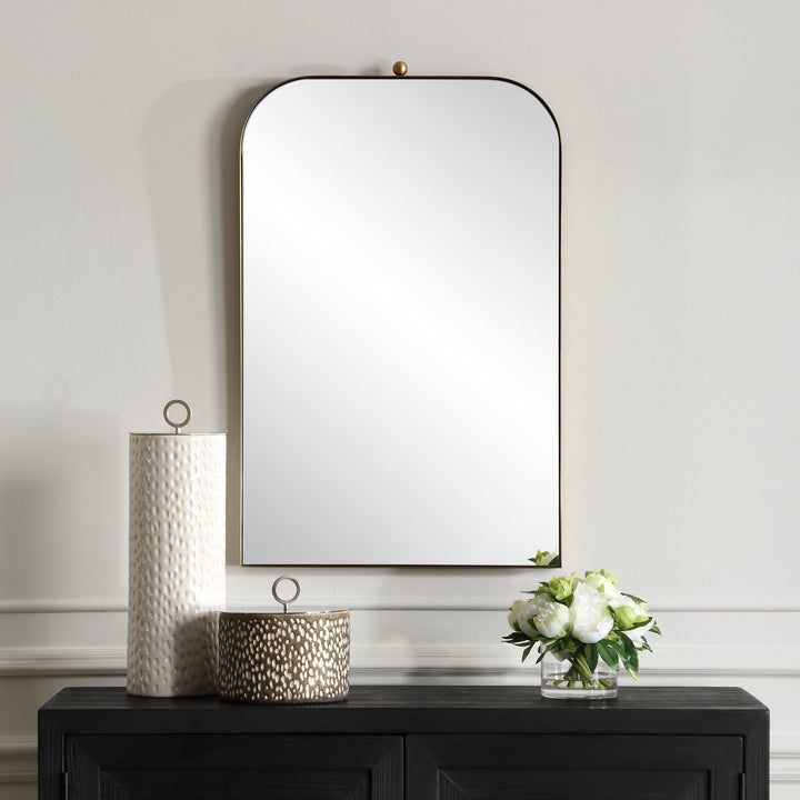 CASSIDY BRASS ARCH MIRROR